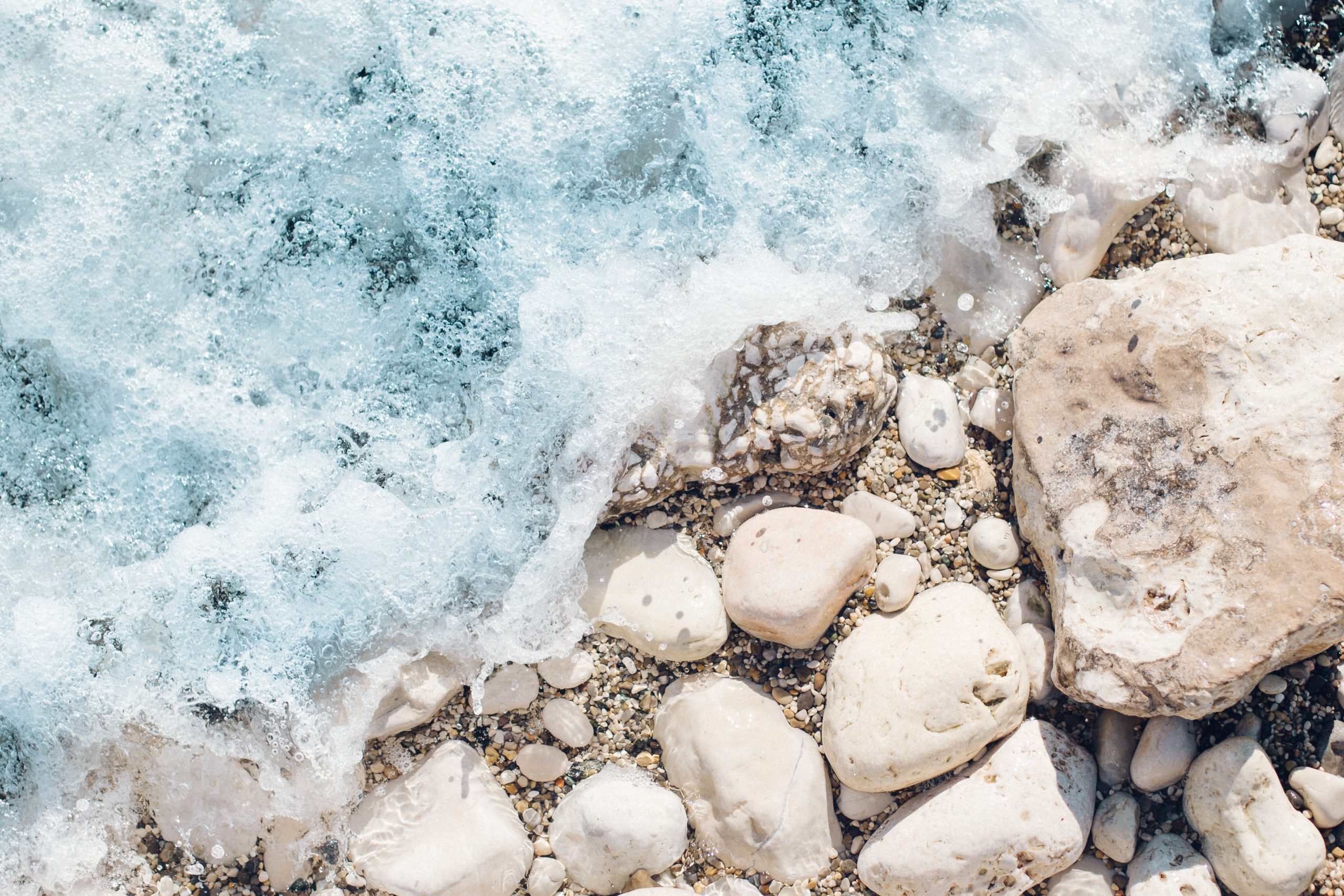 Waves Over Rocks